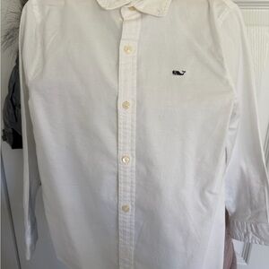 Vineyard Vines Boy’s Classic White Button Down Shirt